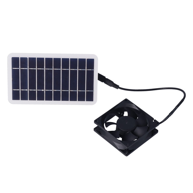 2.5W Solar Panel Fan Solar Pet Exhaust Air Flowing Fan