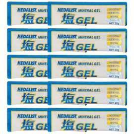 MEDALIST Medalist Salt Gel, 10 Bags, For Marathons, Trail Running, Tolerun, Running, Action Diet, Supplement, Mineral, Salt Supplement, Heatstroke Prevention, Club Activities
