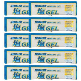 MEDALIST Medalist Salt Gel, 10 Bags, For Marathons, Trail Running, Tolerun, Running, Action Diet, Supplement, Mineral, Salt Supplement, Heatstroke Prevention, Club Activities