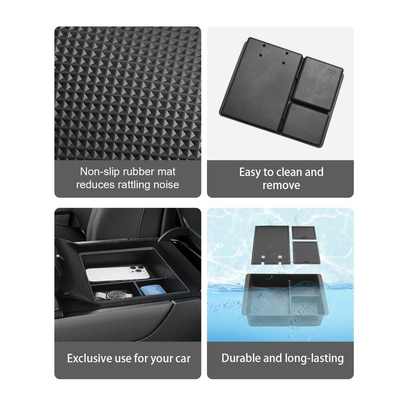 CDEFG for 2025 Armada Center Console Organizer Compatible with 2025