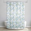 Allure Home Creation Watercolor Twigs Polyester Shower Curtain 72"x72"