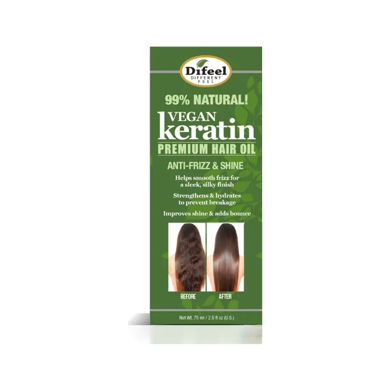 Difeel Aceite Capilar De Keratina Vegana. Antifrizz Y Brillo