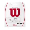 Wilson Revolve - Cuerda de Tenis, Negro, 17-Gauge