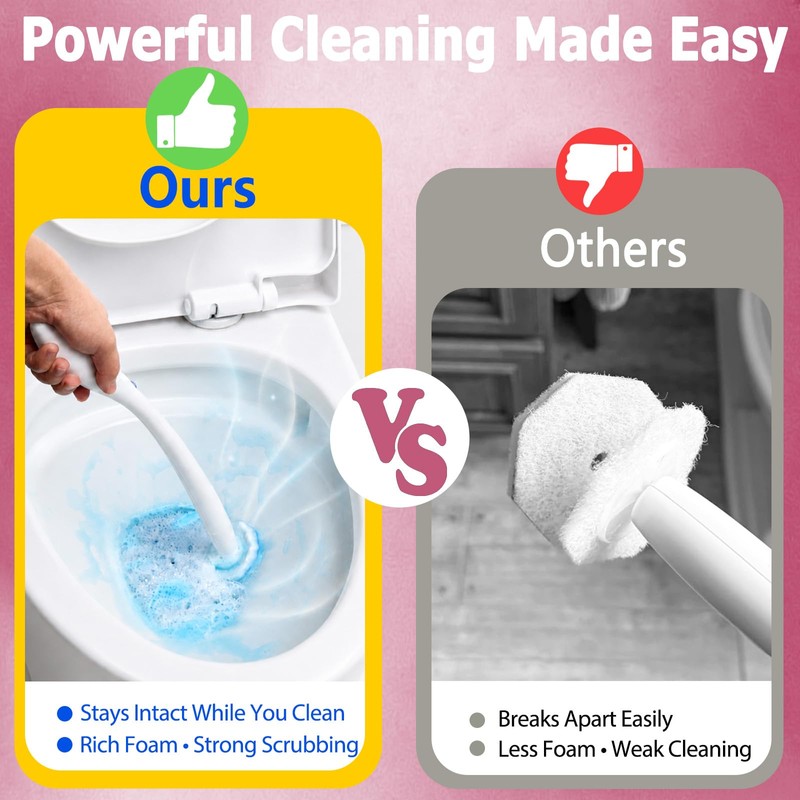 MiUWUU Toilet Bowl Cleaners Refills 30 Count for Clorox Toilet