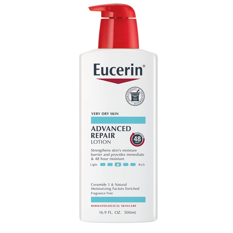Eucerin Advanced Repair Lotion - Fragrance Free, Full Body Lotion