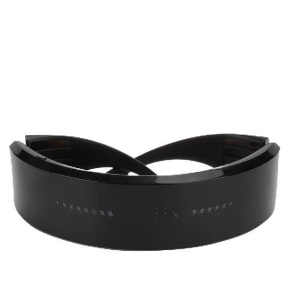 Glasse recargable, lentes brillantes con LED negro, control de la