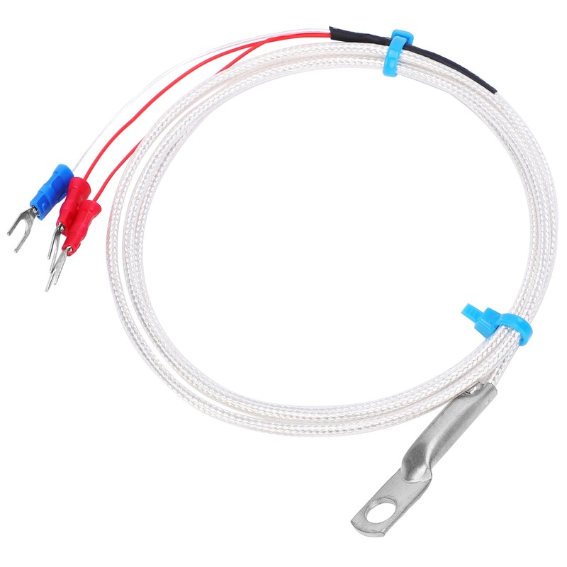 Temperature Sensor Probe PT100 Thermistor Temperature Measuring Probe Round Hole