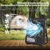 QUMOX Ventilatore da Campeggio Ricaricabile 20000mAh con Luce LED, Telecomando,
