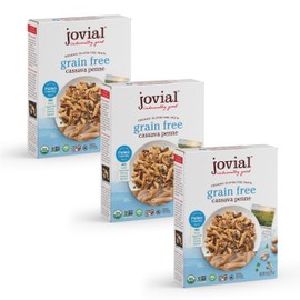 Jovial Grain-Free Cassava Penne Rigate, Penne Pasta Noodles, 8 Oz, 3 Pack