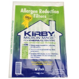 Kirby 204811 Genuine HEPA Filtration Vacuum Bags for Sentria Models - 6 Package,