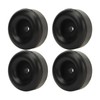 4PCS 2.5inch Trailer Ramp Door Rubber Bumper Round with Hole