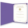 HAUTOCO 50 Packs Certificate Holders, Purple Diploma Holders, Document Award