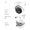 ANNKE 4K PoE Security Camera, Outdoor Turret Surveillance Wired Cameras