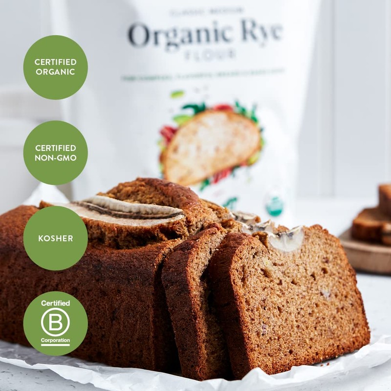 King Arthur Baking Organic Medium Rye Flour - 3 lbs