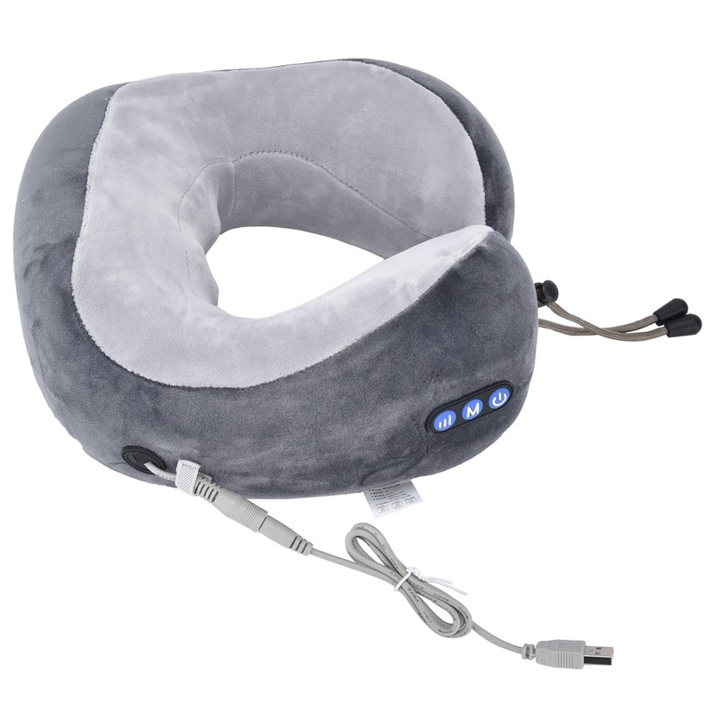 Neck Massage Pillow Electric UShaped Neck Massager USB Charging Massage