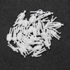 100Pcs 1:100 White People Unpainted Figures Exquisite Miniature Character Models