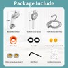 EAARSUO High Pressure Rain Shower Head with Handheld Spray, Magnetic