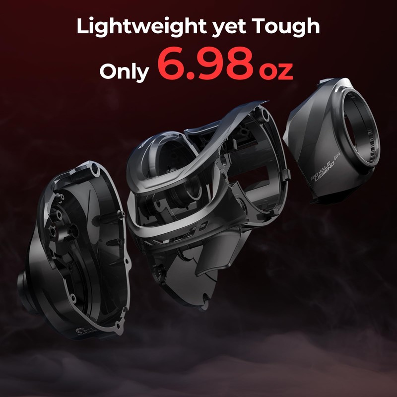 KastKing Royale Legend Glory Baitcasting Reel, 8.0:1 Gear Ratio, Left