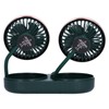 Car Fan 360° Rotatable 3 Speed DualHead USB Powered Mini
