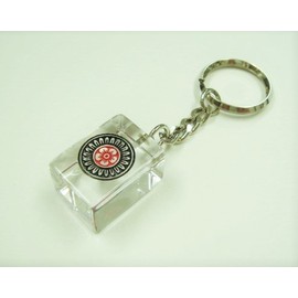 Clear Mah Jongg Pies (Large) Keychain [i-pin]