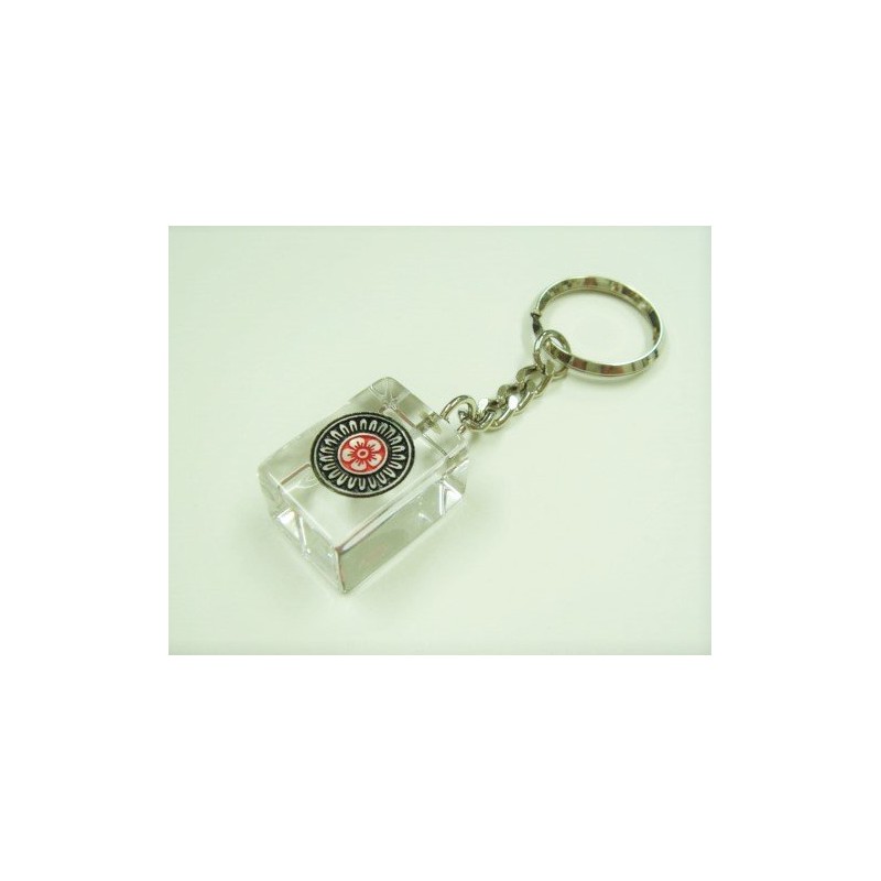 Clear Mah Jongg Pies (Large) Keychain [i-pin]