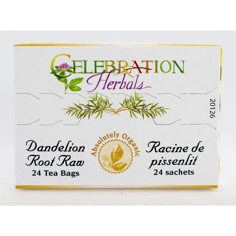 Celebration Herbals - Organic Dandelion Root Raw Tea - Caffeine