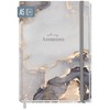 paper&you® A5 Address Book with Index A-Z [Grey Marble] Book