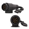 Trailer Plug Adapter 13 Way Round to 4 Way Flat