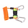 Keep Diving Anti lost Spring Coil Lanyard Safety Emergency Tool
