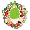 Cute Cartoon Vegetables Stickers for Kids, 52pcs Water Bottle Stickers,