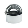Round Biscuit Cutters with Handle,5 PCS Set Stainless Steel Circle
