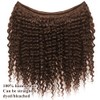 ALLRUN Deep Wave Brown Human Hair Bundles Curly Bundles Chocolate
