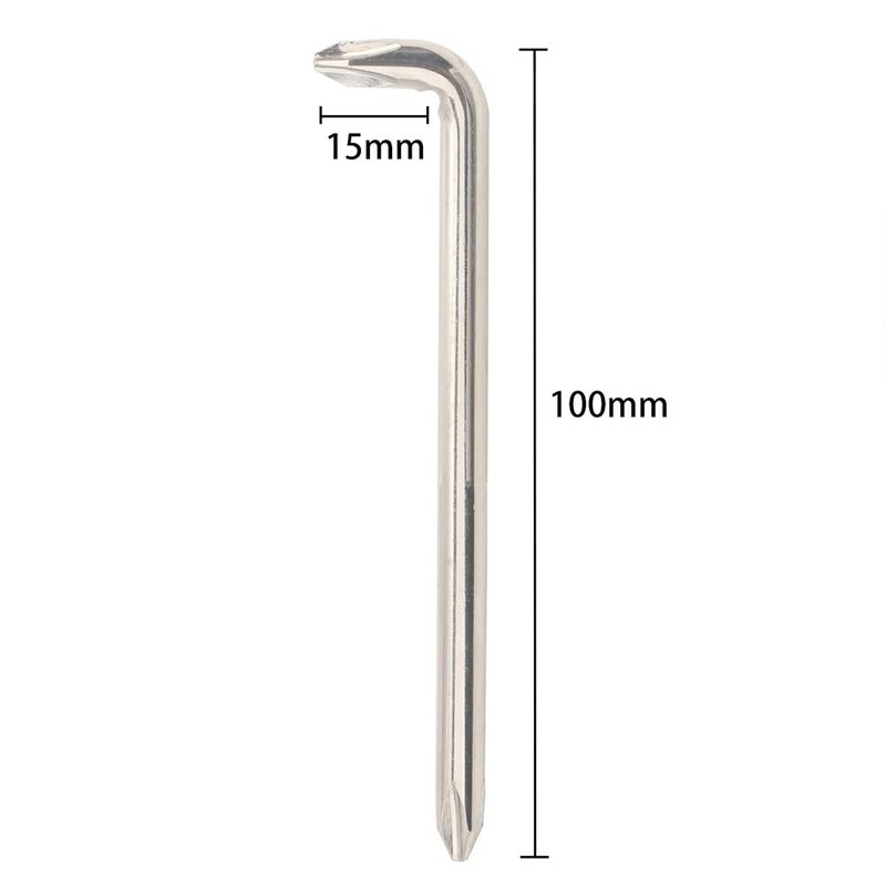 3 Pieces L-shaped Right Angle Screwdriver Set PH0 PH1 PH2