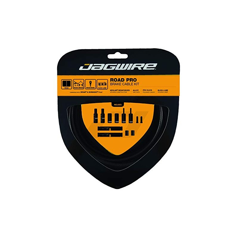 Jagwire Road Pro Complete Brake Cable Kit - Stealth Black