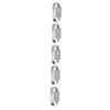 50pcs Hair Extension Clips Set Stainless Steel DIY 8 Teeth