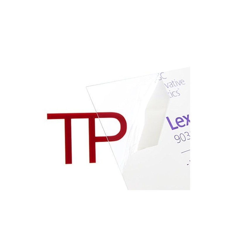 Plastics 2000 Lexan Sheet - Polycarbonate - .060" - 1/16"
