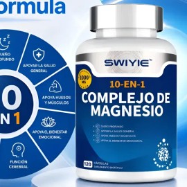 Suplemento De Magnesio 10 En 1 Mujer Hombre