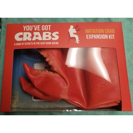 Exploding Kittens LLC You've Got Crabs - Expansion Pack - Imitation Crab Kit Claw Gloves Card Game