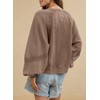Acelitt Women Casual Fall Trendy Fashion 2025 Loose Crewneck Long