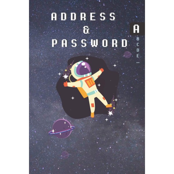 Address And Password Book Alphabetical Tabs: 6x9" Address And Password