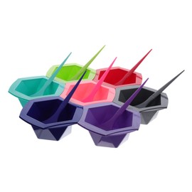 Baluue Complete Hair Dyeing Set 7 Sets Kit 7 Pcs Hair Dye Bowls for Home Use Salons