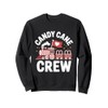 Candy Cane Crew Peppermint Train Men Women Kids Family Sweatshirt