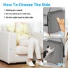NATUYA Cat Scratch Furniture Couch Protector - Large Sisal Cat