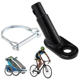 Bike Trailer Hitch Connector, Bicycle Trailer Hitch, Bike Coupler Attachment for Cycle Trailer Cycling Adapter Accessories for Kids, Pets, Cargo Trailers