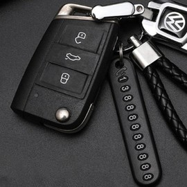 Car key phone number keychain smart key phone number key holder keyring / 차키전화번호열쇠고리 스마트키 폰번호키홀더 키링