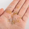 925 Sterling Silver Clasps for Jewellery Making, 40PCS Gold and