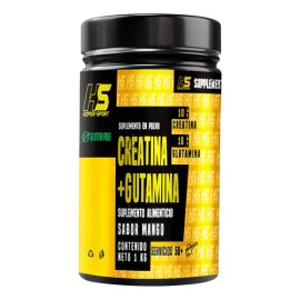 Creatina + Glutamina Hiper Sport 1kg 50 Servicios. Mango