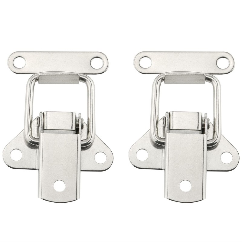 HJGarden 2PCS Stainless Steel Hasp Toggle Latch Buckle Small Lock