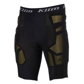 KLIM Men's Tactical Short Motorcycle Padded Compression Baselayer - Size Small - Black