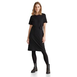 Street One Women's Festive Jersey Dress, black